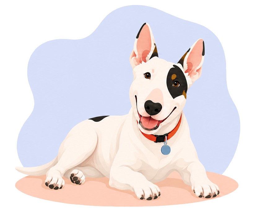 Ilustración de perro